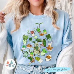 Korok Zelda Plant Shirt, Zelda Gifts, Flora Of Hyrule, Zelda Tears Of The Kingdom, Zelda Korok Comfort Colors Shirt, Bre