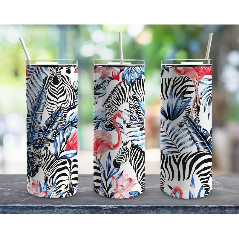 Tropical Safari Tumbler, Tropical Safari Skinny Tumbler.png