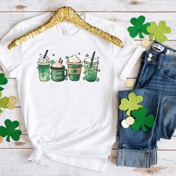 st patricks day coffee shirt, coffee sweatshirt, cute st patricks day gifts, st patricks
