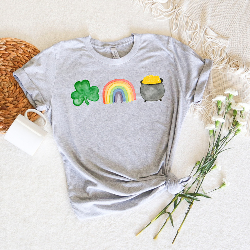 St Patricks Day Tshirt,Cute Women Crewneck St Pattys Shirt,Shamrock Lucky Rainbow Tshirt,Retro Vintage Irish Sweatshirt,Gift For St Patricks - 2.jpg