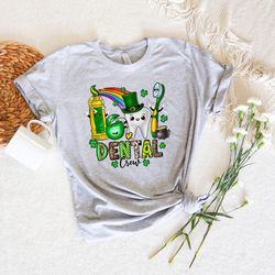 st patricks dental crew shirt, lucky dental assistant shirt, shamrock dental patricks d