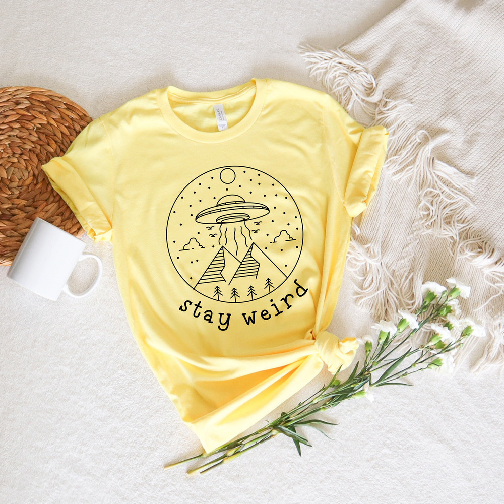 Stay Weird Alien Shirt,Ufo Alien Shirt,Loch Monster Alien Shirt,Spacecenter Shirt,Funny Alien Tee,Sarcastic Shirt - 2.jpg