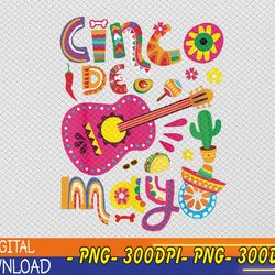 cinco de mayo mexican fiesta 5 de mayo svg, eps, png, dxf, digital download
