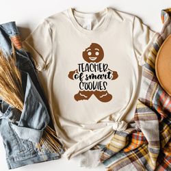 teacher of smart cookies shirt, teacher cookies things shirt, back to school shirt, happ