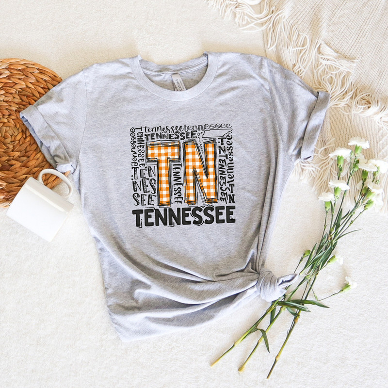 Tennessee Shirt,Tennessee Home Tee, Tennessee State Map Shirt, Tennessee Vacation Shirt, Tennessee Fan Shirt, Vacay Tees, Gift For Tennessee - 2.jpg
