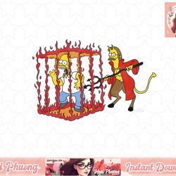 the simpsons treehouse of horror devil flanders & homer v-2 png, instant download