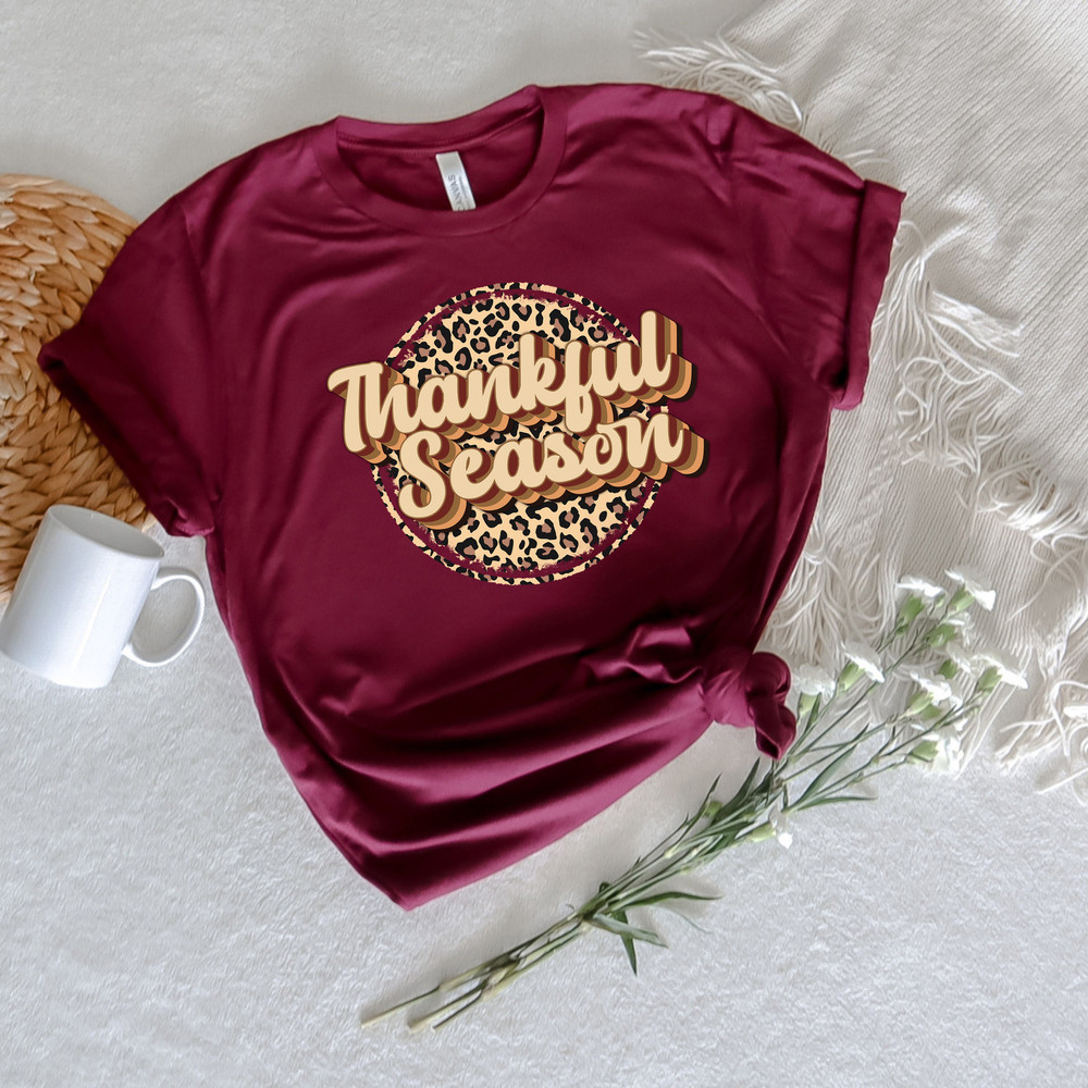 Thanksgiving Sweatshirt,Leopard Print Thanksgiving Shirt,Thanksgiving Season,Happy Thanksgiving,Fall Friendsgiving Vibes,Family Thanksgiving - 2.jpg