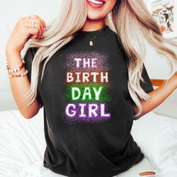 the birthday girl shirt, watercolor birthday shirt, birthday girl gifts, birthday gir