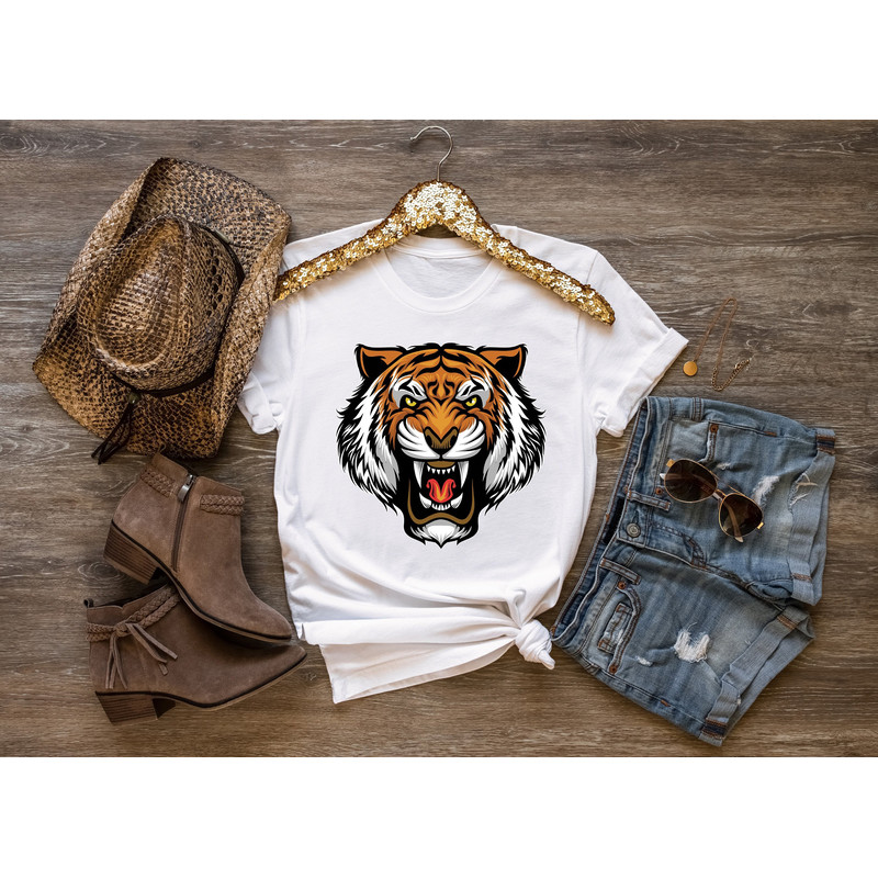 Tiger Shirt,School Spirit Team,Tiger Team Shirt,Tiger Claw Marks,Tiger Tear, torn,School Tiger Mascot Shirt,School Sports,Go Tigers shirt - 1.jpg
