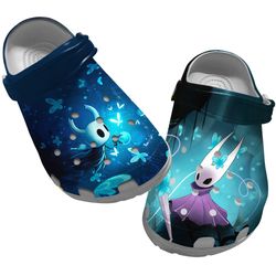 hollow knight crocs, game sandals, game crocs, hollow knight, hollow knight clog shoes unisex