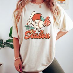 tis the season baseball tee, funny baseball tshirt, gift for baseball lover, baseball