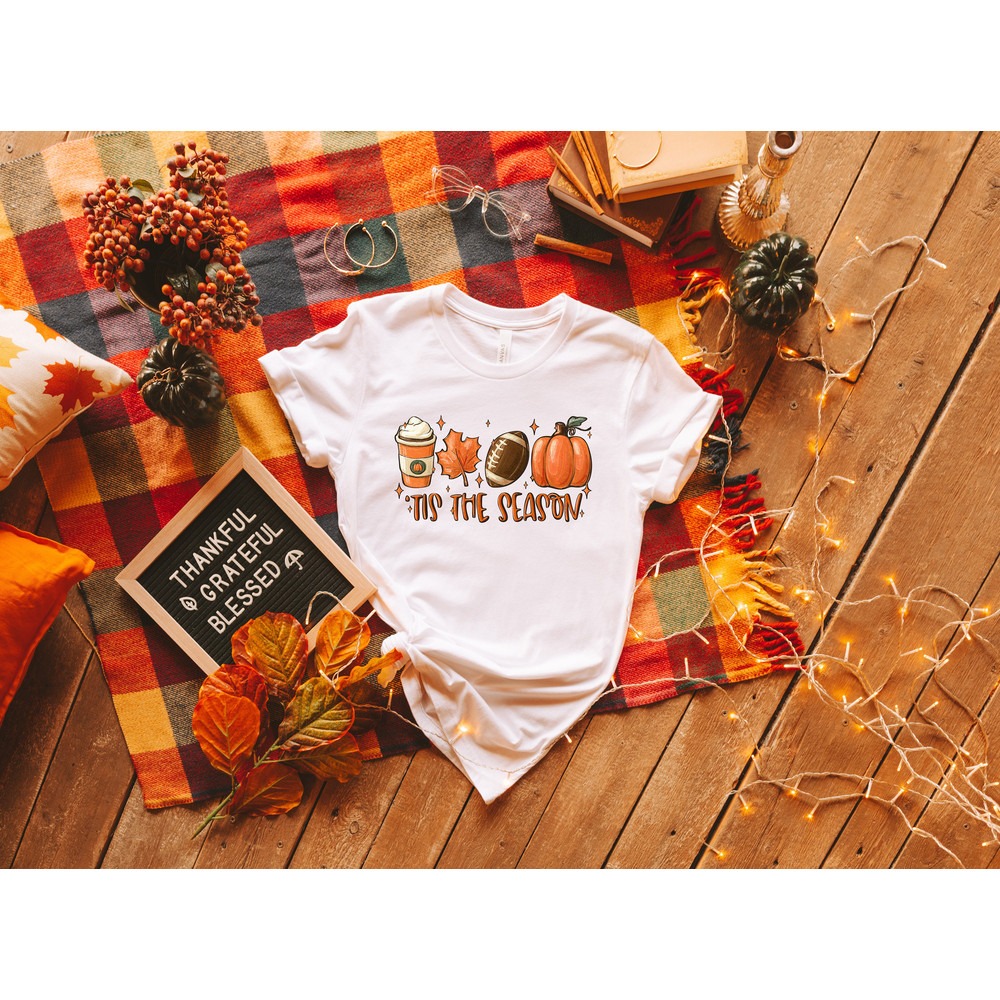 Tis The Season Shirt,Fall Pumpkin Shirt,Pumpkin Latte,Sweatshirt For Women,Women Fall Tees,Fall Season Shirt,Cute Pumpkin Shirt,Autumn Shirt - 2.jpg