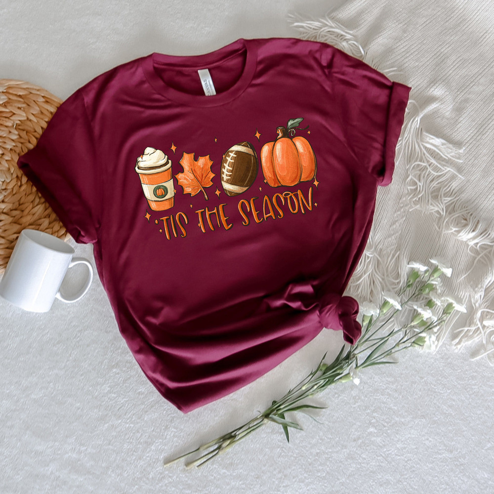 Tis The Season Shirt,Fall Pumpkin Shirt,Pumpkin Latte,Sweatshirt For Women,Women Fall Tees,Fall Season Shirt,Cute Pumpkin Shirt,Autumn Shirt - 3.jpg
