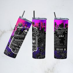 halloween collage tumbler,halloween hocus pocus straight skinny tumbler,halloween spooky sublimation wrap skinny tumbler