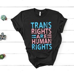 trans rights are human rights shirt, gay rights t shirt, respect trans people tee, human