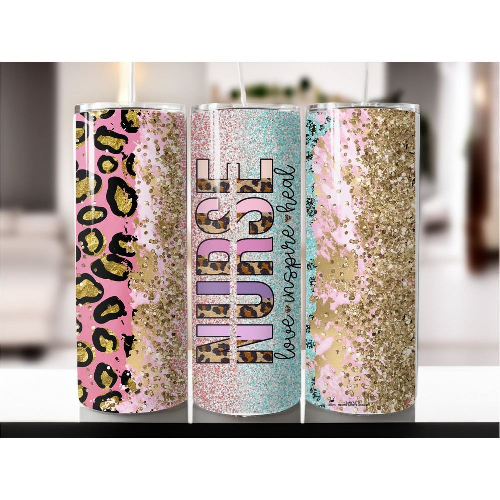 Nurse Split Custom Text Tumbler, Nurse Split Custom Text Skinny Tumbler, Designs Skinny Tumbler.jpg