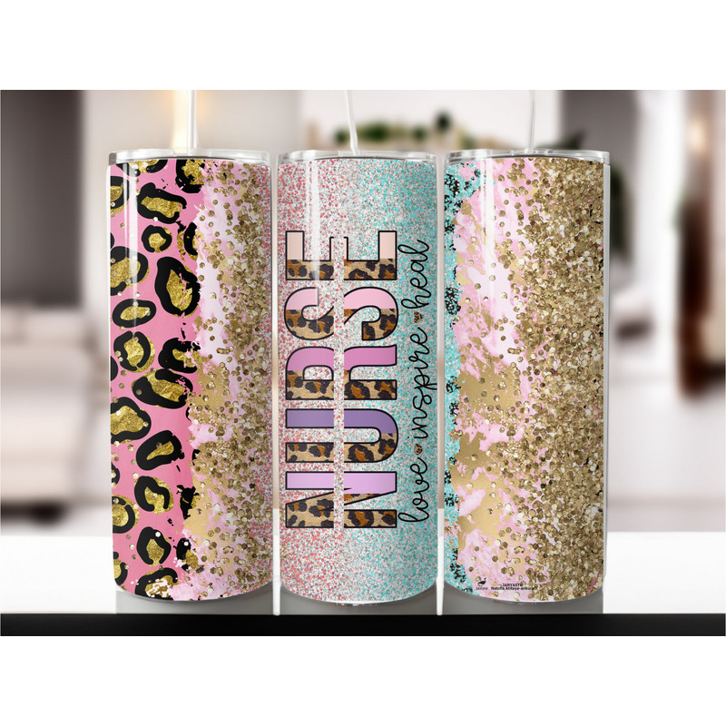 Nurse Split Custom Text Tumbler, Nurse Split Custom Text Skinny Tumbler, Designs Skinny Tumbler.jpg