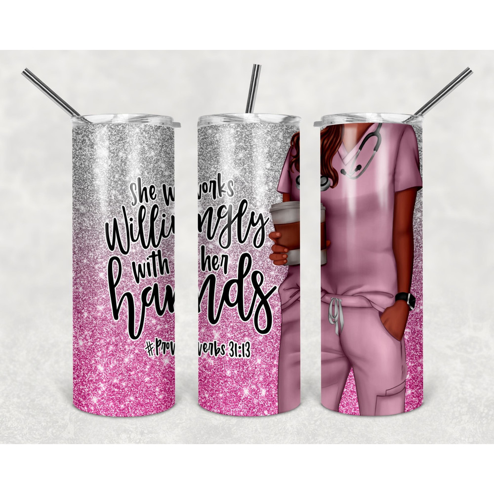 Nurse Tumbler, Nurse Skinny Tumbler, Designs Skinny Tumbler.jpg
