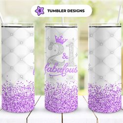 happy birthday and fabulous tumbler, birthday fabulous tumbler, birthday fabulous skinny tumbler