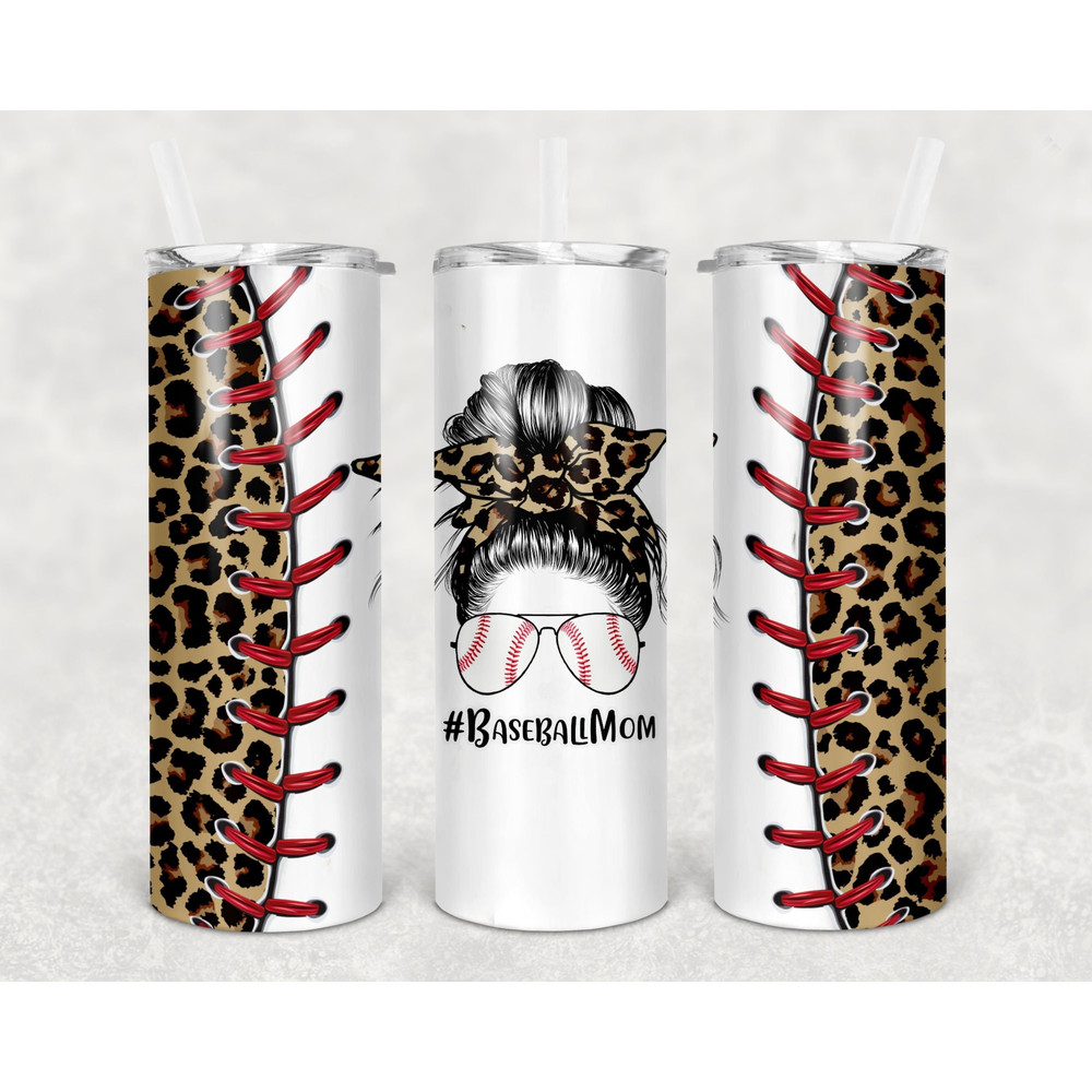 Waterslide Baseball Mom Tumbler, Waterslide Baseball Mom Skinny Tumbler, Designs Skinny Tumbler.jpg