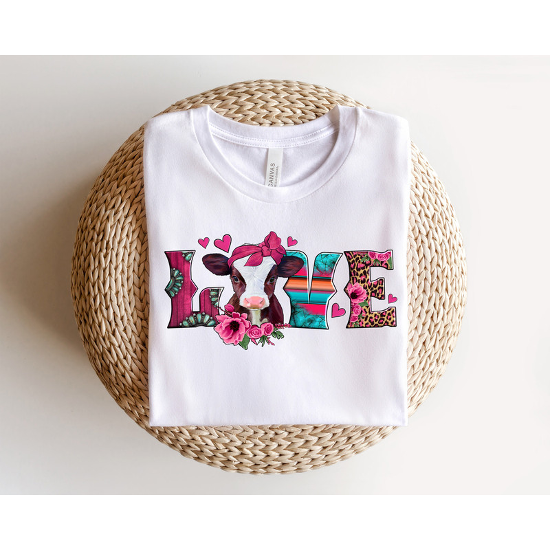 Valentines Day Cow Love Tshirt,Cow Farm Tshirt,Cute Valentine Day Outfit,Gift For Animal Lover,Cow Sweatshirt,XOXO Sweater,Personalized Gift - 2.jpg