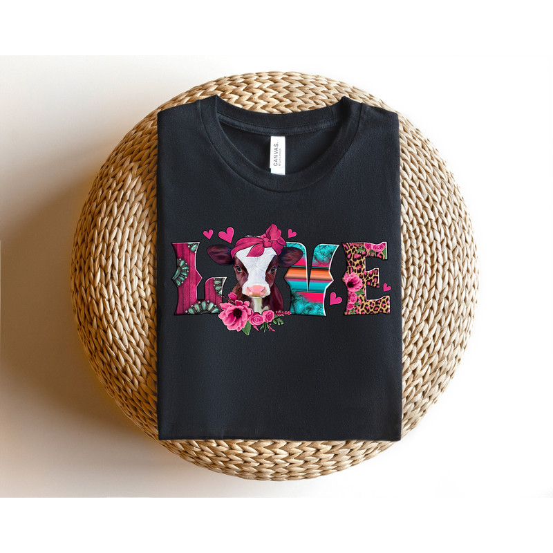 Valentines Day Cow Love Tshirt,Cow Farm Tshirt,Cute Valentine Day Outfit,Gift For Animal Lover,Cow Sweatshirt,XOXO Sweater,Personalized Gift - 3.jpg