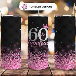 fabulous birthday cake topper tumbler, birthday fabulous tumbler, birthday fabulous skinny tumbler