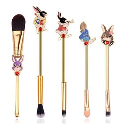 Disney Alice in Wonderland Makeup Tool 5pcs/set Beginner Eye Shadow Brush Foundation Brush Super Soft