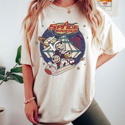 vintage 90s space mountain shirt,  comfort retro vintage disney shirt,  retro walt disn