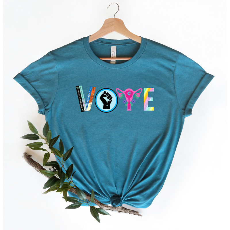 Vote Shirt, Banned Books Shirt, Reproductive Rights Tee, BLM Shirts, Political Activism Shirt, Pro Roe V Wade, Election Tshirts, LGBTQ Shirt - 3.jpg