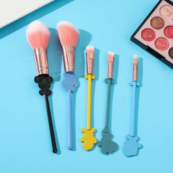 Disney Cartoon Makeup Brushes Tool Set Cosmetic Powder Minnie Mouse Donald Duck Pooh Bear Stitch Prop Women
