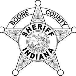 indiana sheriff badge boone county vector file black white vector outline or line art file