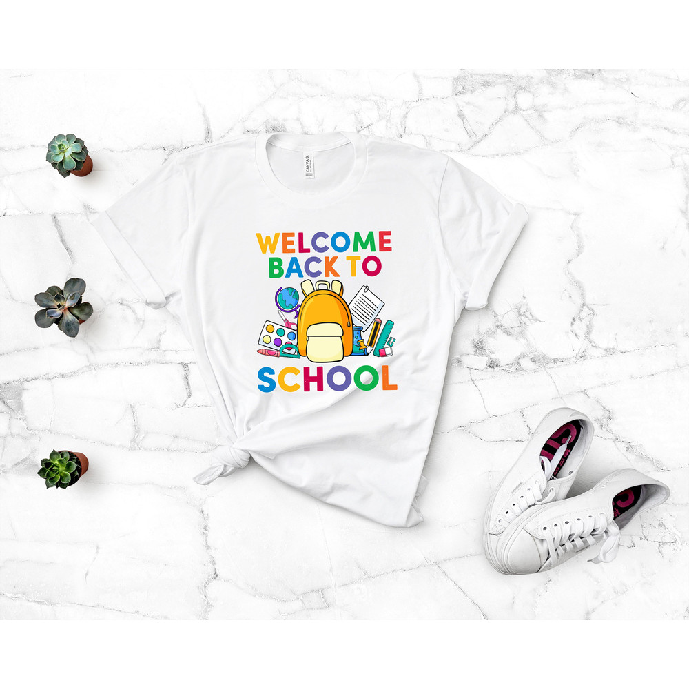 Welcome Back To School 2022,Welcome Back To School Gear,2022 Starting First Day Of School Shirt,Back To School Tee,Kindergarten Student - 2.jpg