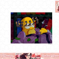 the simpsons treehouse of horror halloween dizzy homer png, instant download