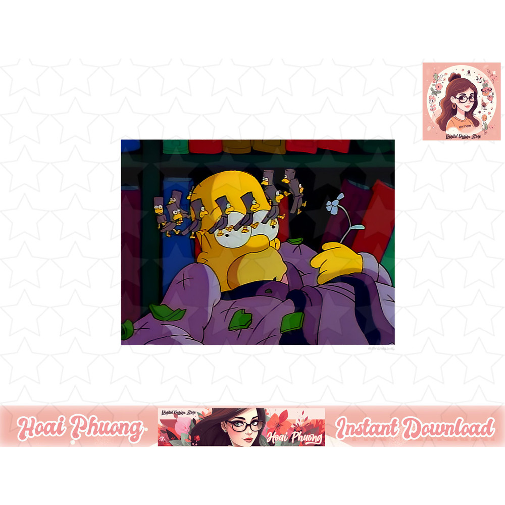 The Simpsons Treehouse Of Horror Halloween Dizzy Homer V-2 png, instant download.jpg