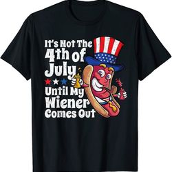 hot dog wiener comes out shirt, 4th of july shirt, humor gift shirt, independence day shirt