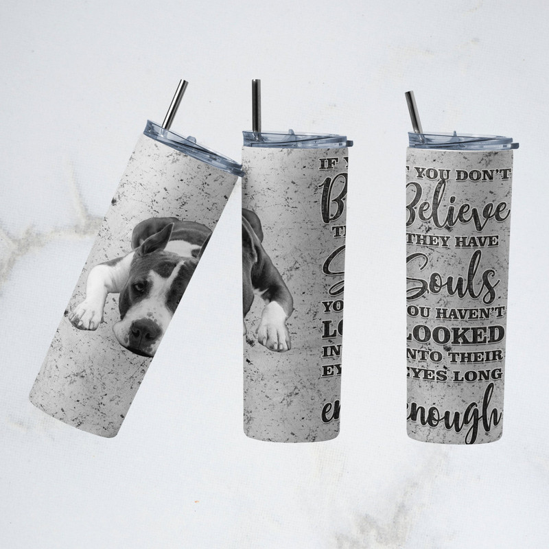 Pitbull Tumbler PNG 20oz skinny sublimation tumbler design, PNG.jpg