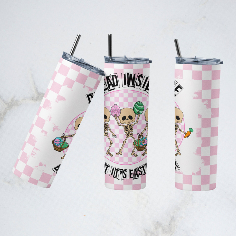 Easter Collage Tumbler Wrap, 20 oz Dead Inside but its Easter Sublimation Tumbler Wrap -PNG Digital.jpg