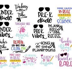 back to school svg bundle, hello school svg, teacher svg, school supplies, kindergarten svg, grade svg digital download