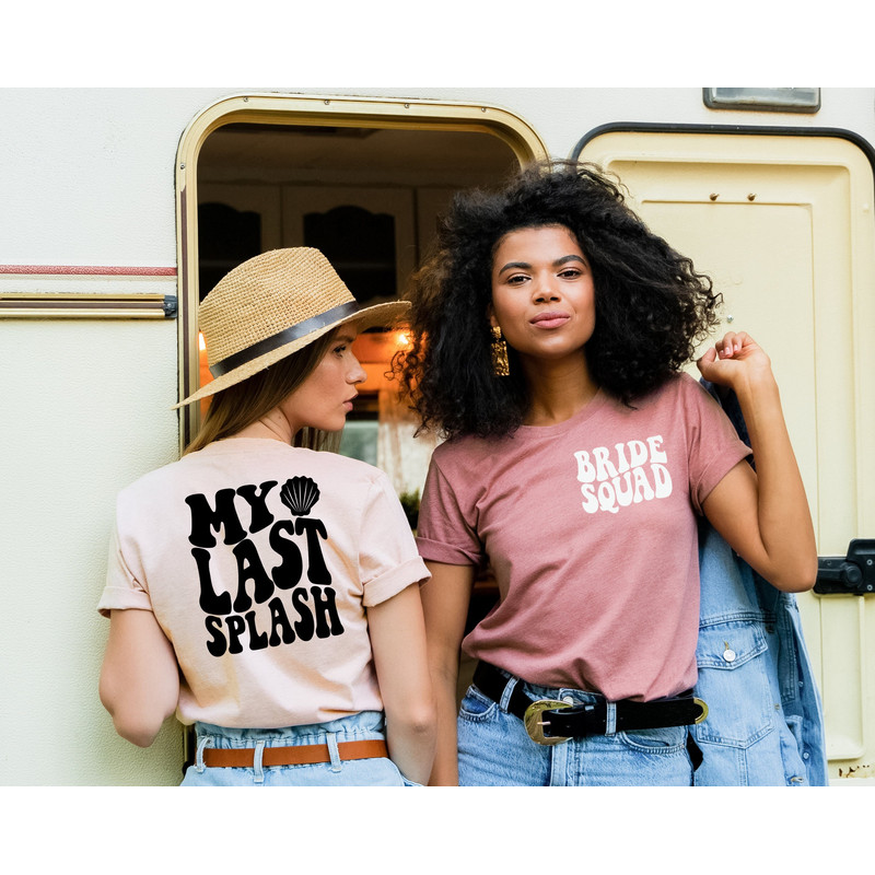 Beach Bachelorette Clothing, Beach Party Favors, Last Splash Shirts, Bachelorette Beach Tops, Last Splash Apparel, Miami Bachelorette Shirts - 1.jpg