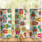 Happy Robots 20oz Straight Tumbler Wrap Seamless Design PNG.jpg