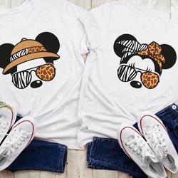 animal kingdom safari couple shirts, disney mickey mi