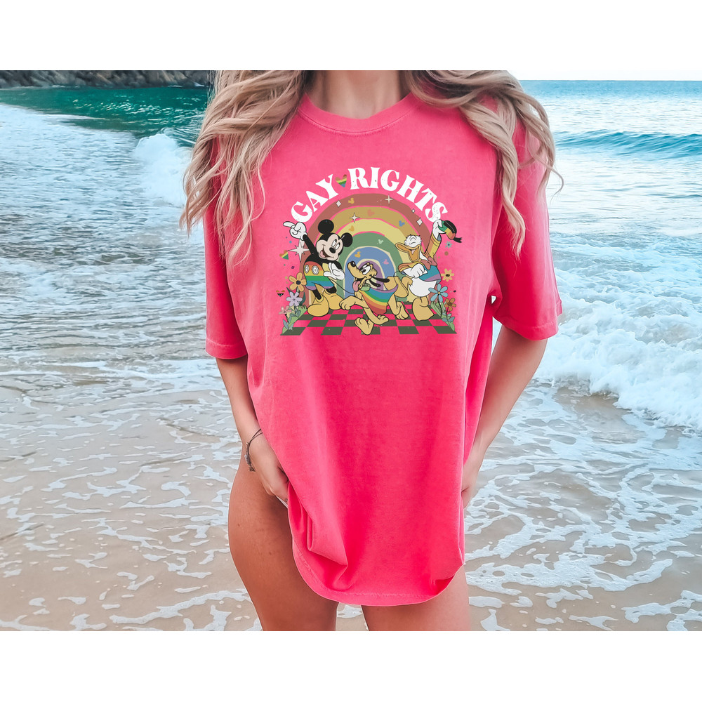 Comfort Colors® Mickey & Friends LGBT Pride shirt, Disney Lgbt Rights, Lgbt Rainbow T-Shirt, Mickey Pluto and Donald - 2.jpg