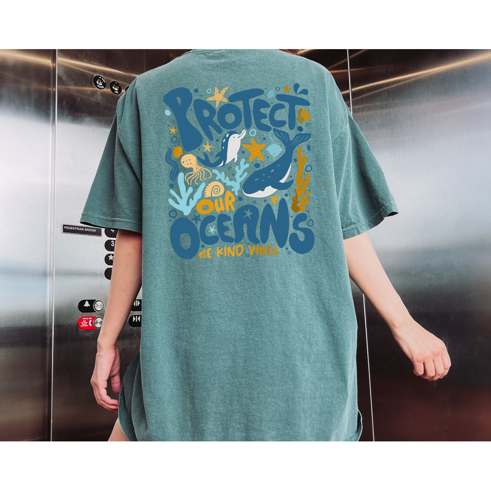 Comfort Colors® Protect Our Oceans Shirt, Respect Locals Apparel, Beach Lover Gift, Surf Style Tshirt, Eco-Friendly Apparel, Ocean Respect - 4.jpg