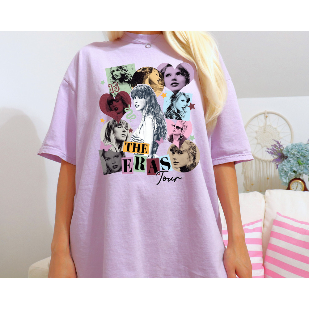 Comfort Colors® Retro Eras Tour Shirt, Y2K Swift Tee, Concert Tour Clothing, Swift Retro Music Shirt, Y2K Taylor Tour Concert Shirt - 4.jpg
