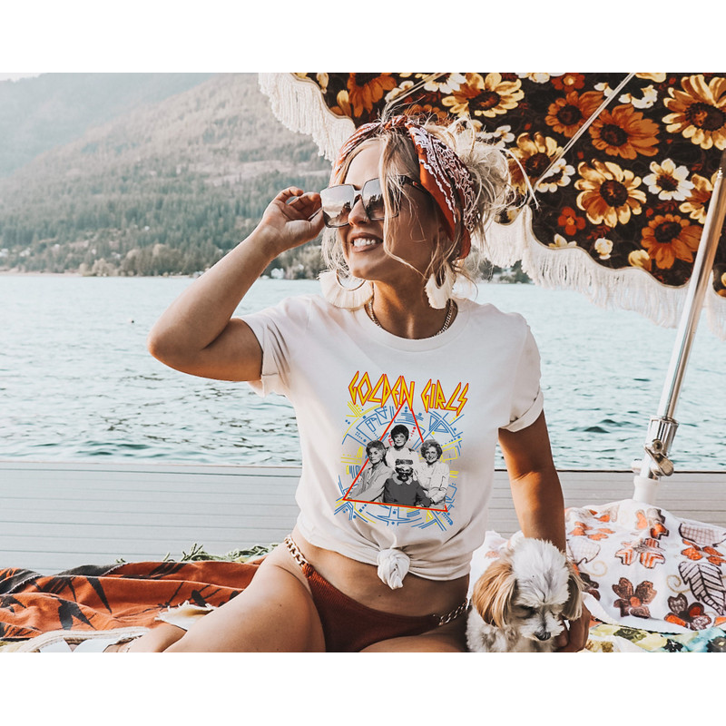 Def Leppard Golden Girls Shirt, Music TV Crossover, Vintage TV Show Shirt, Band Inspired Tee, Unique Fan Gift, Pop Culture Tshirt - 5.jpg