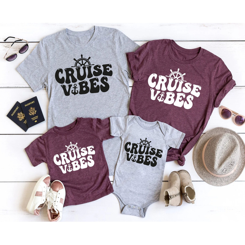 Cruise Vibes Shirt, Cruise Shirt, Cruise Tee, Cruise Squad Shirt, Girls Trip Shirt, Beach Vacation Shirt, Family Cruise Shirt, Cruise Shirt - 1.jpg