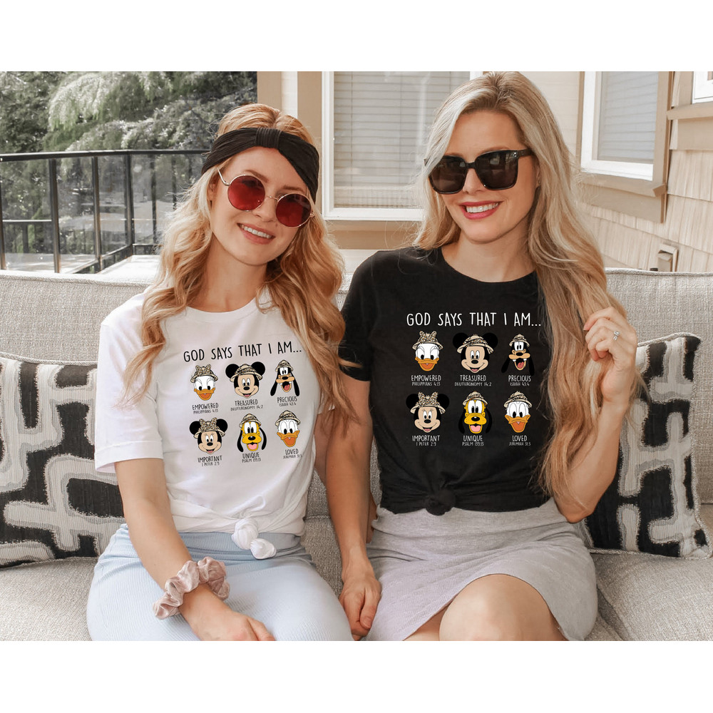 Disney Religious Shirt,God Says I Am,Disney Bible Verses,Faith Shirt,Matching Shirt,Faith Gift Shirt,Disney Shirt - 3.jpg
