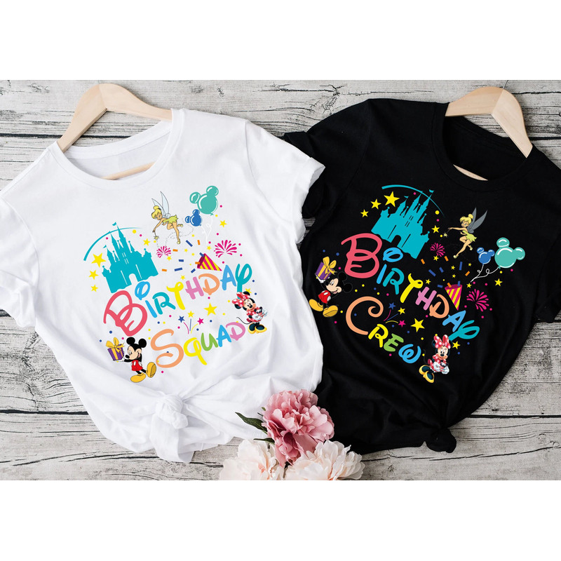 Disney Birthday Squad Shirts, Mickey Minnie Birthday Shirt, Disney Birthday GirlBoy shirt, Disneyland Birthday, Disney World Shirts - 1.jpg