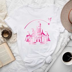 disney castle tinkerbell shirt, magic castle shirt, d